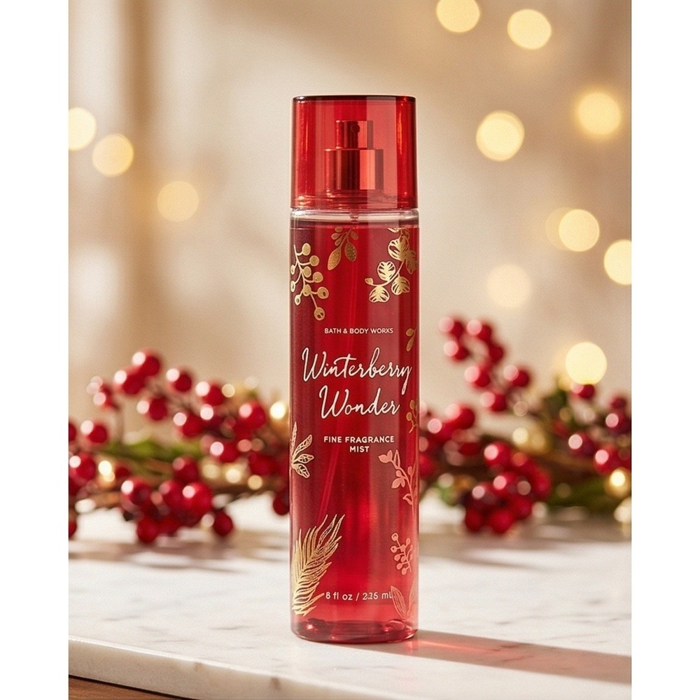 Bath & Body Works Winterberry Wonder Fine Fragrance Mist‎ 8 fl oz Discontinued